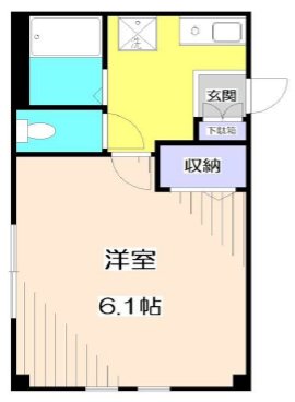 Ａｉｆｏｒｔ．新桜台 201号室 間取り