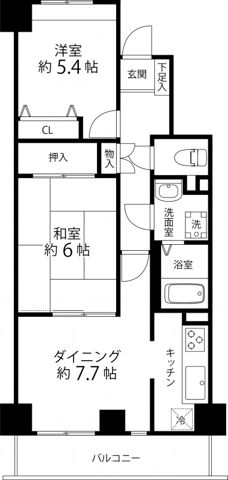 Ｊパレス桜台 404号室 間取り