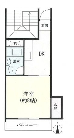 三田向原コーポ 310号室 間取り