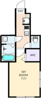 クレオ桜台 101号室 間取り