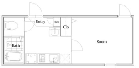 Bloom氷川台  203号室 間取り