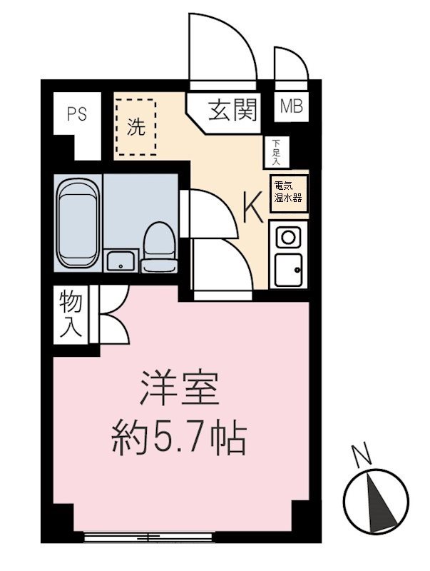 ライベストコート常盤台 202号室 間取り
