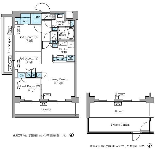 ＮＩＩＹＡ平和台 101号室 間取り