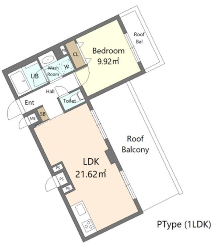 Alivis新江古田 310号室 間取り