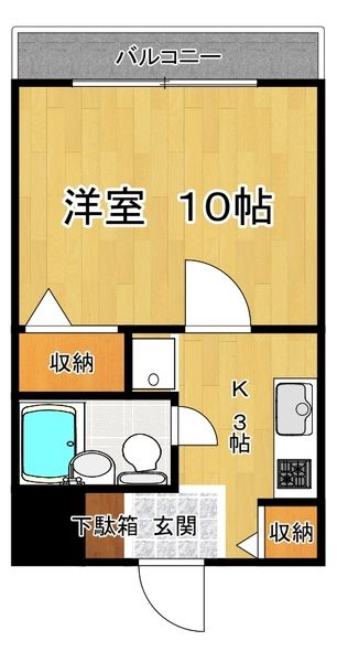 アース　ポイント 205号室 間取り