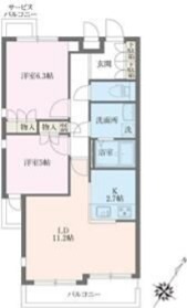 プレジオコート平和台 203号室 間取り