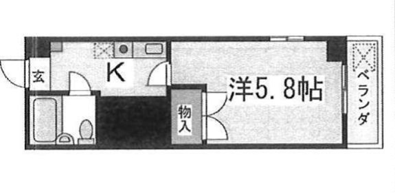 桜台ＯＭマンション 201号室 間取り