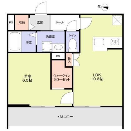 Ｃｅｒｉｓｉｅｒ（スリジェ） 203号室 間取り