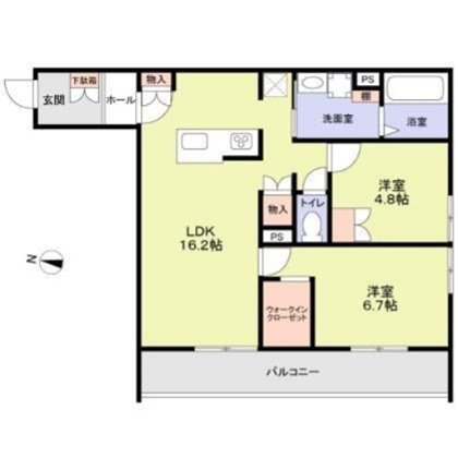Ｃｅｒｉｓｉｅｒ（スリジェ） 104号室 間取り