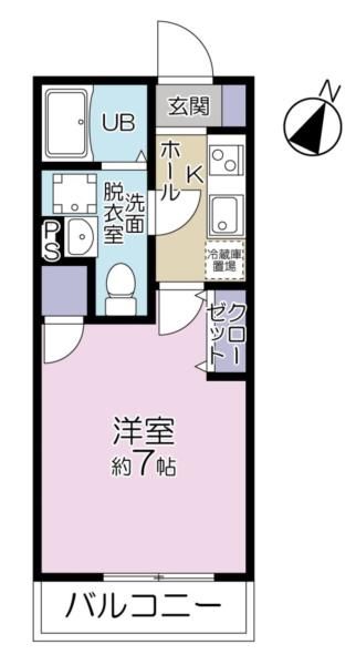 エスパーダ桜台 201号室 間取り