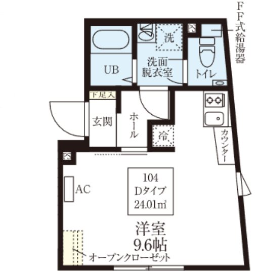 レピュア豊島園レジデンス 302号室 間取り