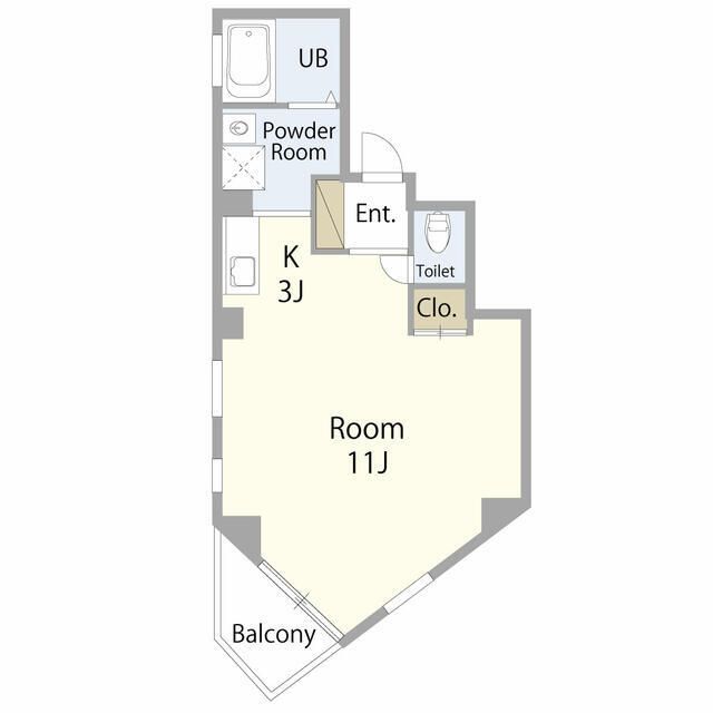 Ｂｌａｎｃ　ｅｔ　Ｎｏｉｒ  301号室 間取り