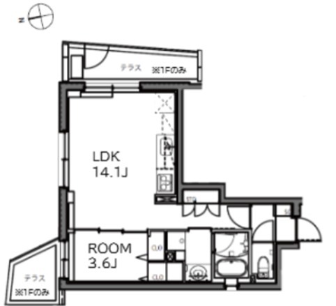 ASTILE 練馬北町 301号室 間取り