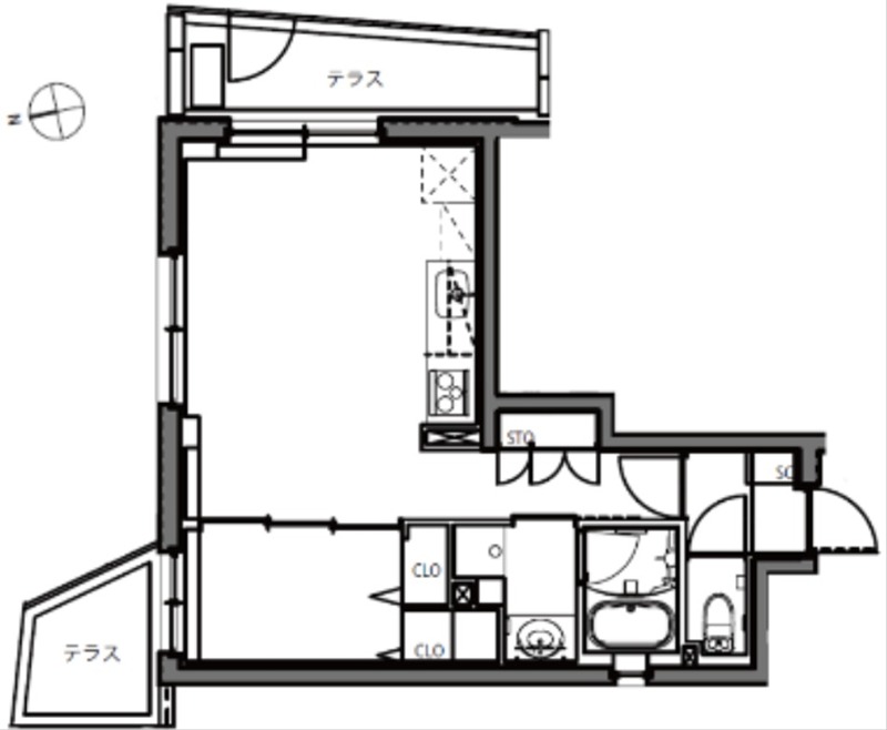 ASTILE 練馬北町 401号室 間取り