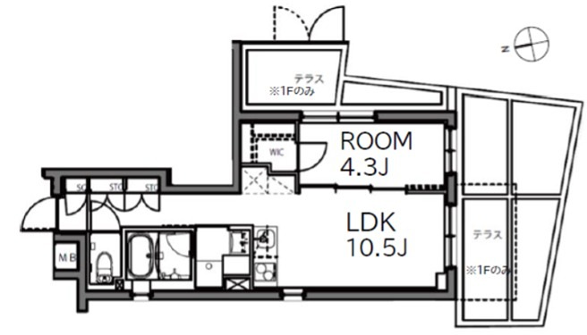 ASTILE 練馬北町 204号室 間取り