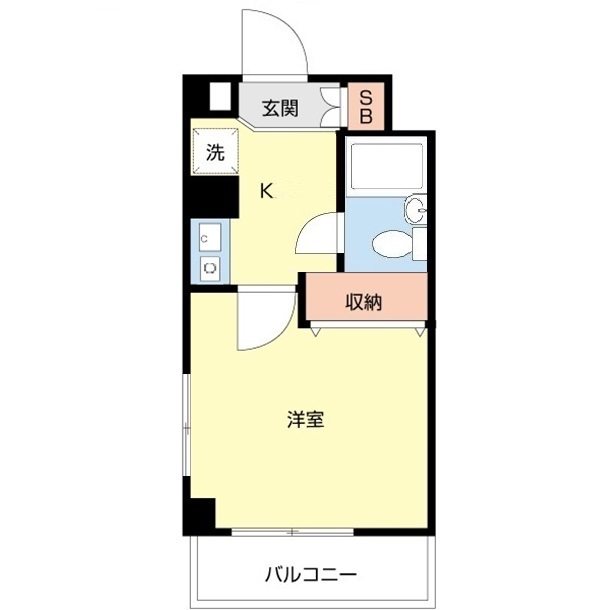 フローラ桜台 306号室 間取り