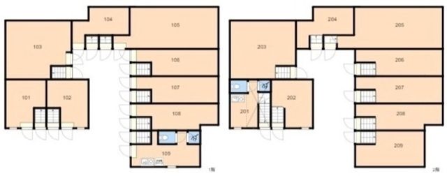 Tokyo&beta;千川6 104号室 間取り
