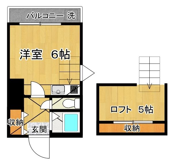 エトワール７７ 205号室 間取り