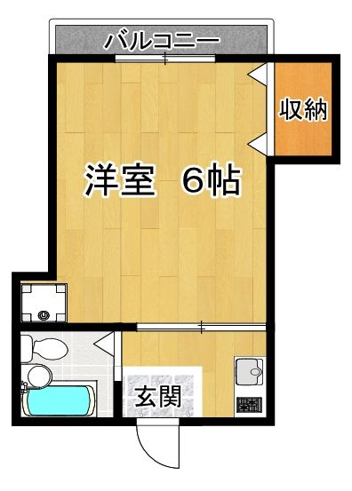 コーポ　ラベンダー 203号室 間取り