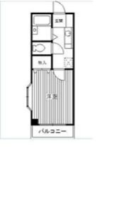 エイム小竹向原 206号室 間取り