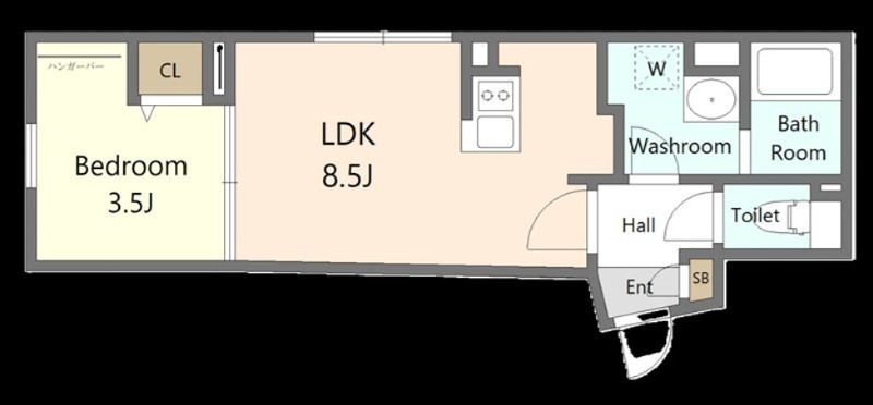 AGRACES小竹向原（アグレイシス小竹向原） 205号室 間取り