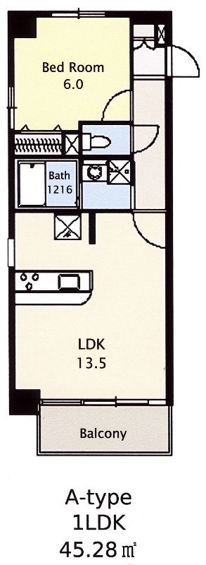 ボヌール 201号室 間取り
