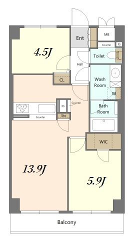 オーキッドレジデンス練馬北町 206号室 間取り