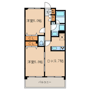 あるふぁⅡ 303号室 間取り