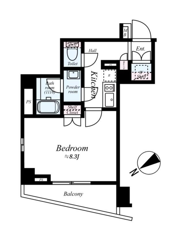 クレヴィスタ練馬平和台 110号室 間取り