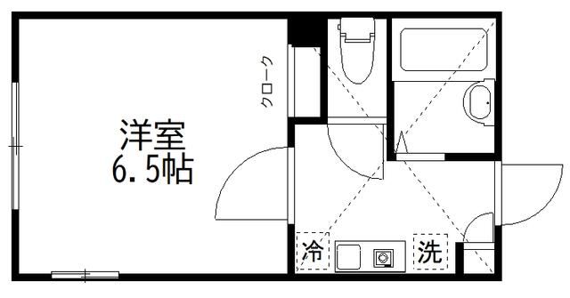 グローブ練馬桜台 201号室 間取り