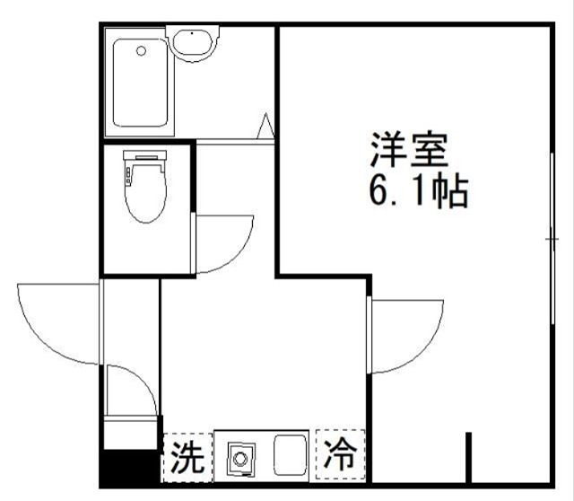 グローブ練馬桜台 104号室 間取り