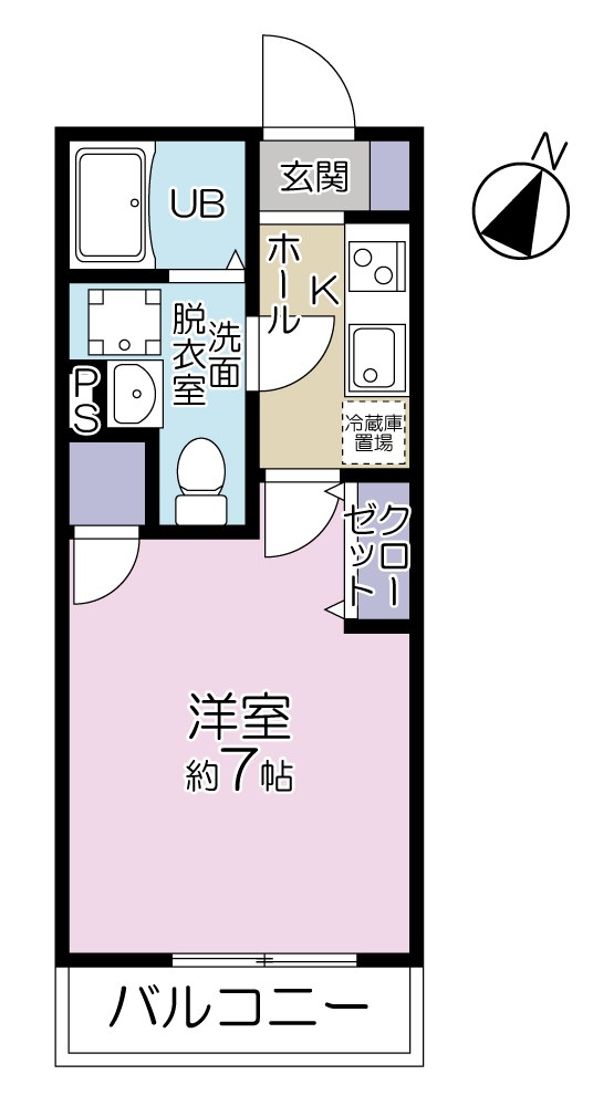 エスパーダ桜台 103号室 間取り