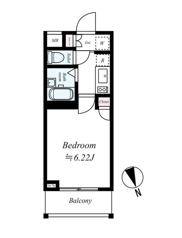 パレ・ホームズ桜台 503号室 間取り