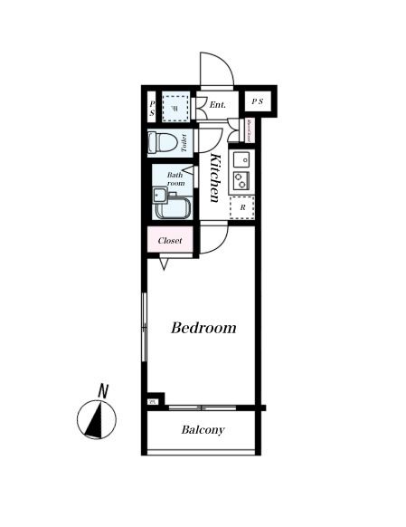 スカイコート練馬平和台 204号室 間取り