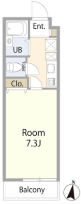 フォレスト小竹 102号室 間取り