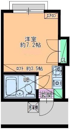 コーポ平和台 202号室 間取り