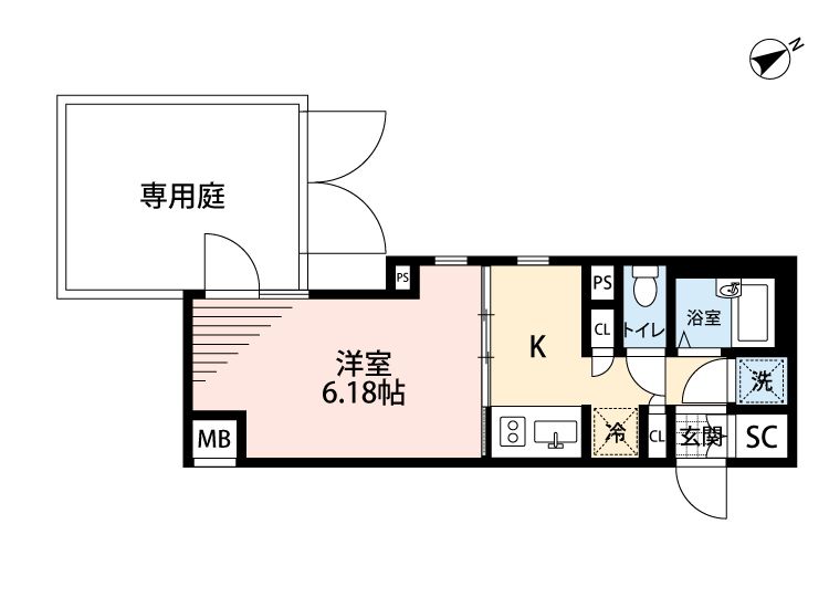 ビバリーホームズ氷川台 103号室 間取り