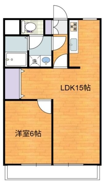 モンシャトーミズハシ 103号室 間取り
