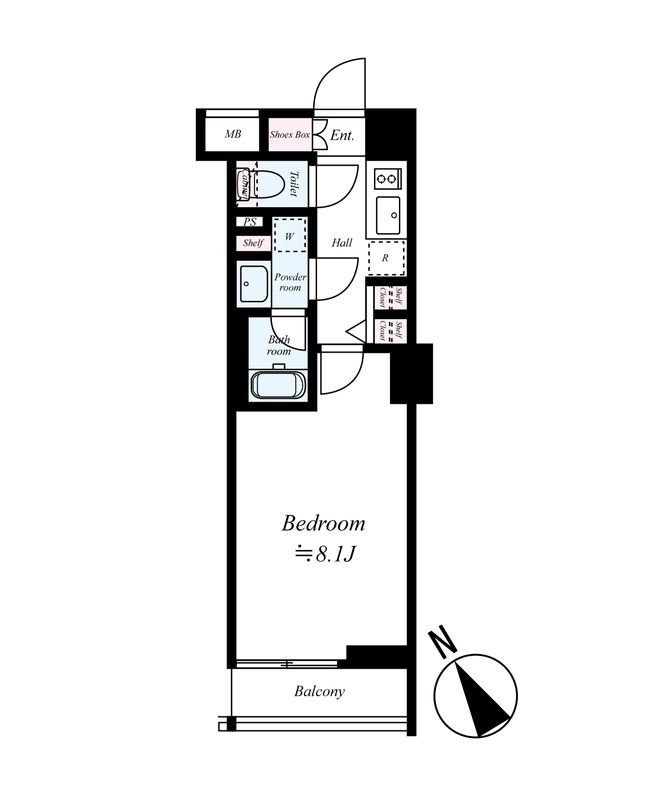 BRIZZ練馬NORTH 209号室 間取り
