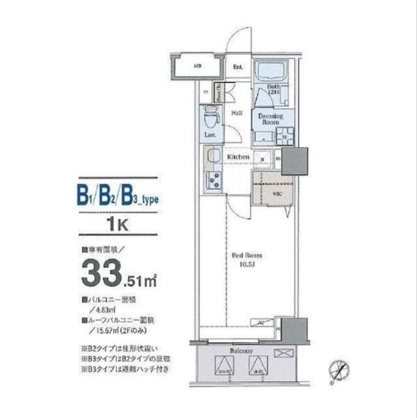 ラグゼナ平和台 504号室 間取り