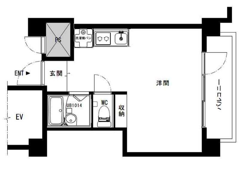 グランドハイツ氷川台 206号室 間取り