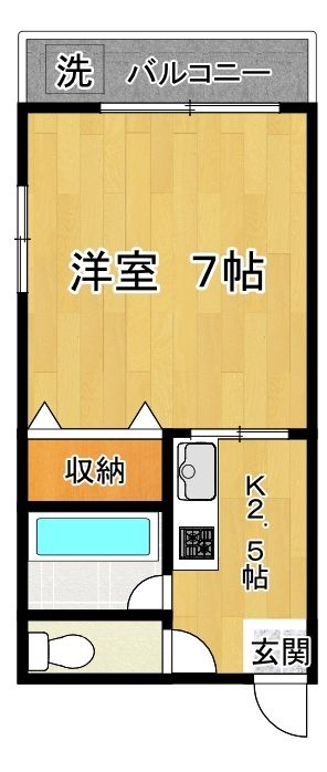 マンション１７ 212号室 間取り