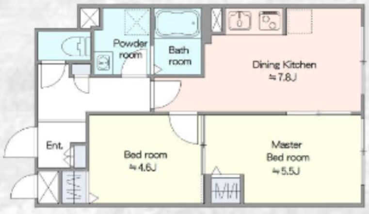 タスキsmart練馬 301号室 間取り