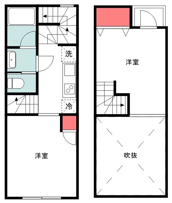 板橋マンション 202号室 間取り