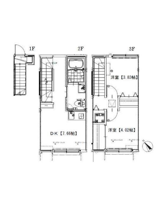 ソルナクレイシア平和台 201号室 間取り