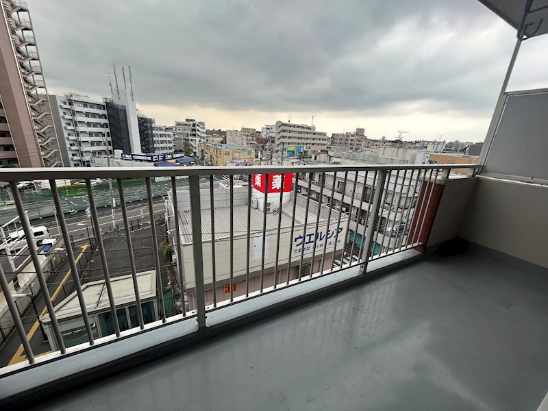 氷川台サンハイツ ベランダ