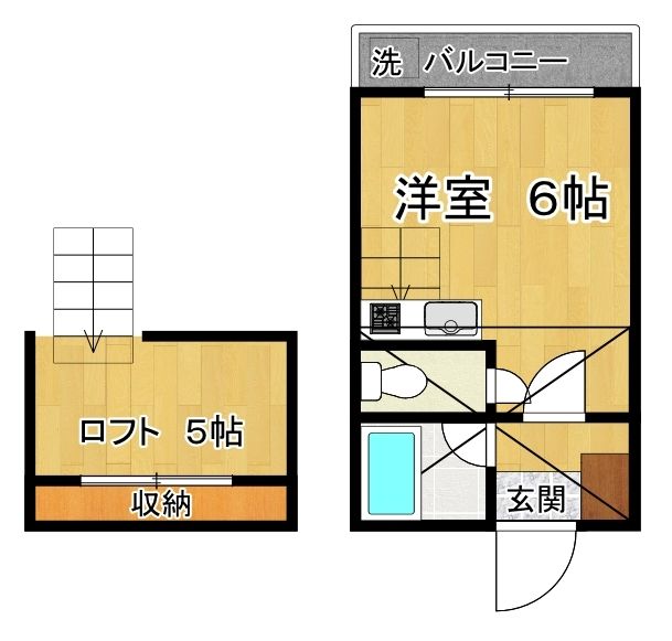 クリオ４２ 108号室 間取り