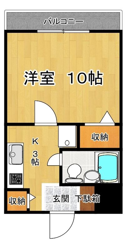 アース　ポイント 102号室 間取り