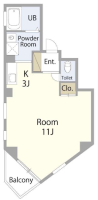 Ｂｌａｎｃ　ｅｔ　Ｎｏｉｒ  401号室 間取り