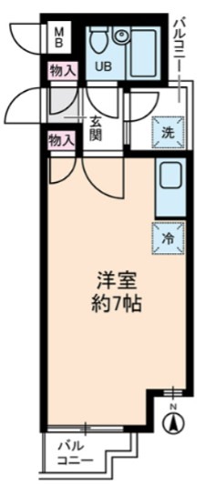 ソアール新桜台 307号室 間取り